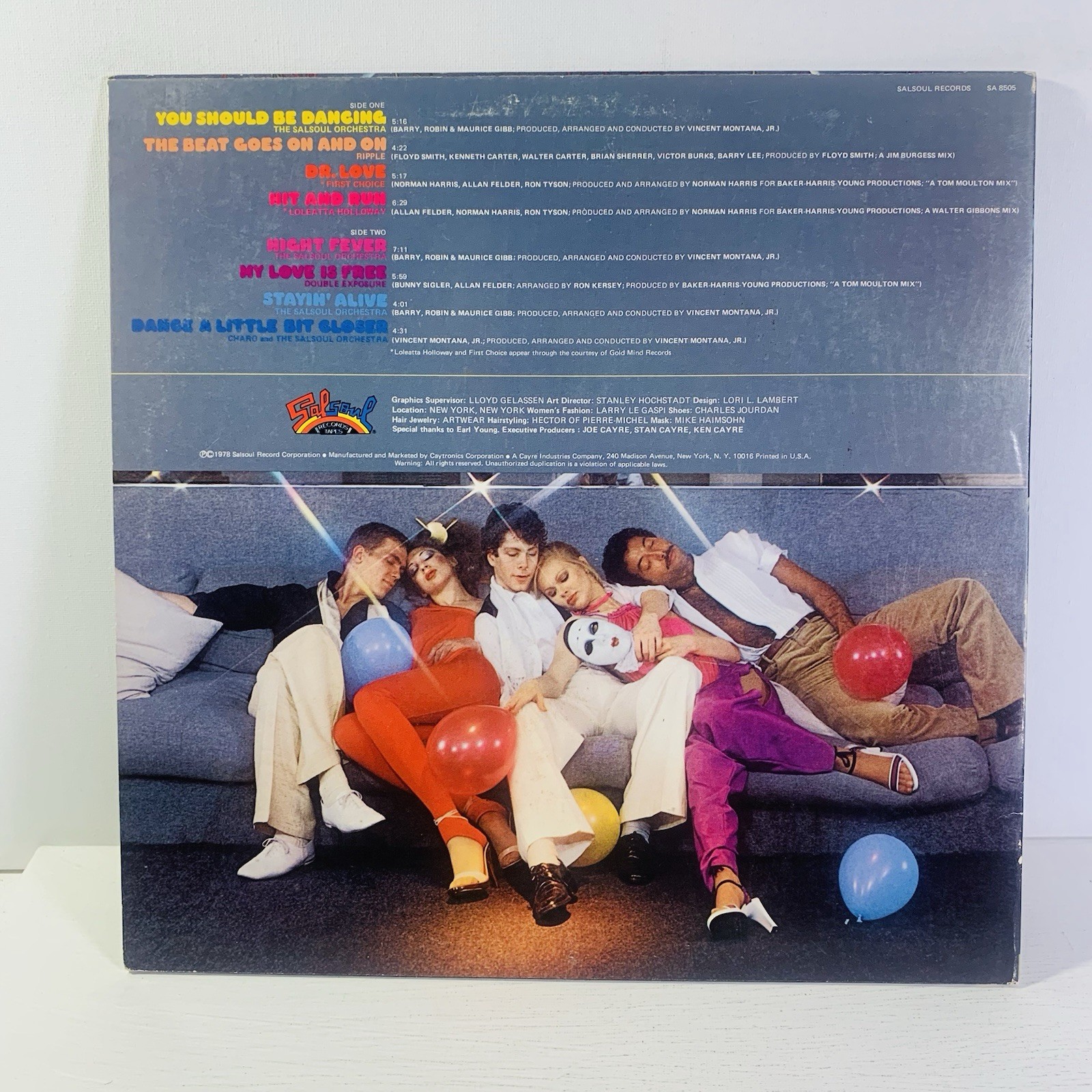 Saturday Night Disco Party 1978 Salsoul SA 8505 LP Vinyl Record Dance