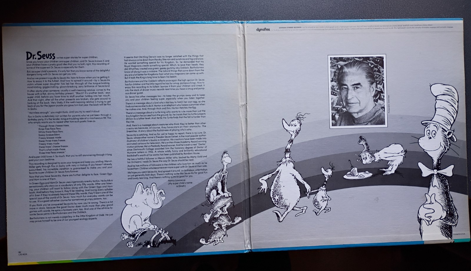 DR. SEUSS PRESENTS FAVORITE CHILDREN’S STORIES 2LPs EX RCA Camden 1972 Gatefold