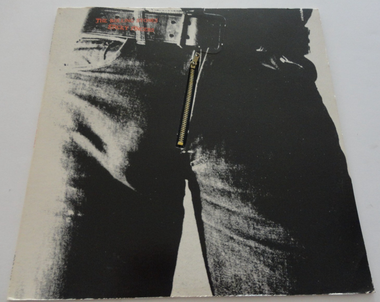 THE ROLLING STONES ~ STICKY FINGERS ~ WARHOL ZIPPER COVER + INNER SLEEVE ONLY