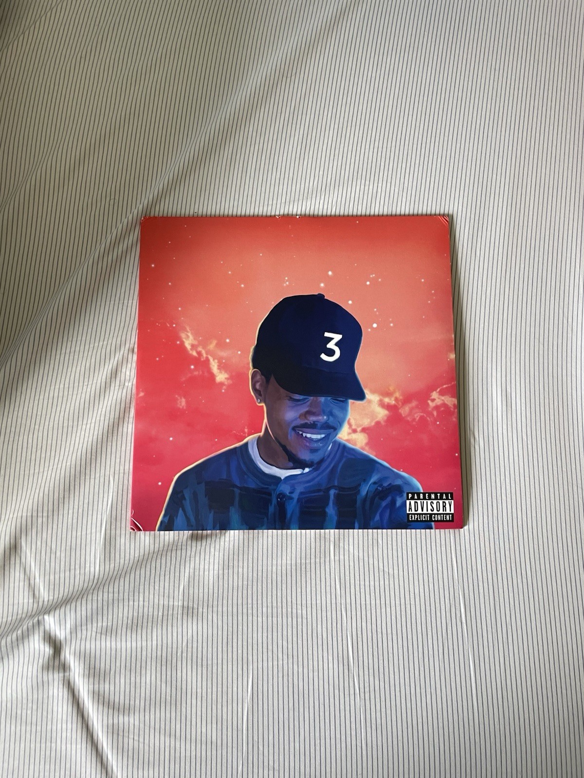 Rare 2016 Chance The Rapper Coloring Book Red/Orange Vinyl Opened Never Played