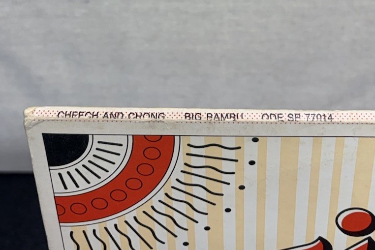 Cheech & Chong – Big Bambu 1972 LP WITH Rolling Paper