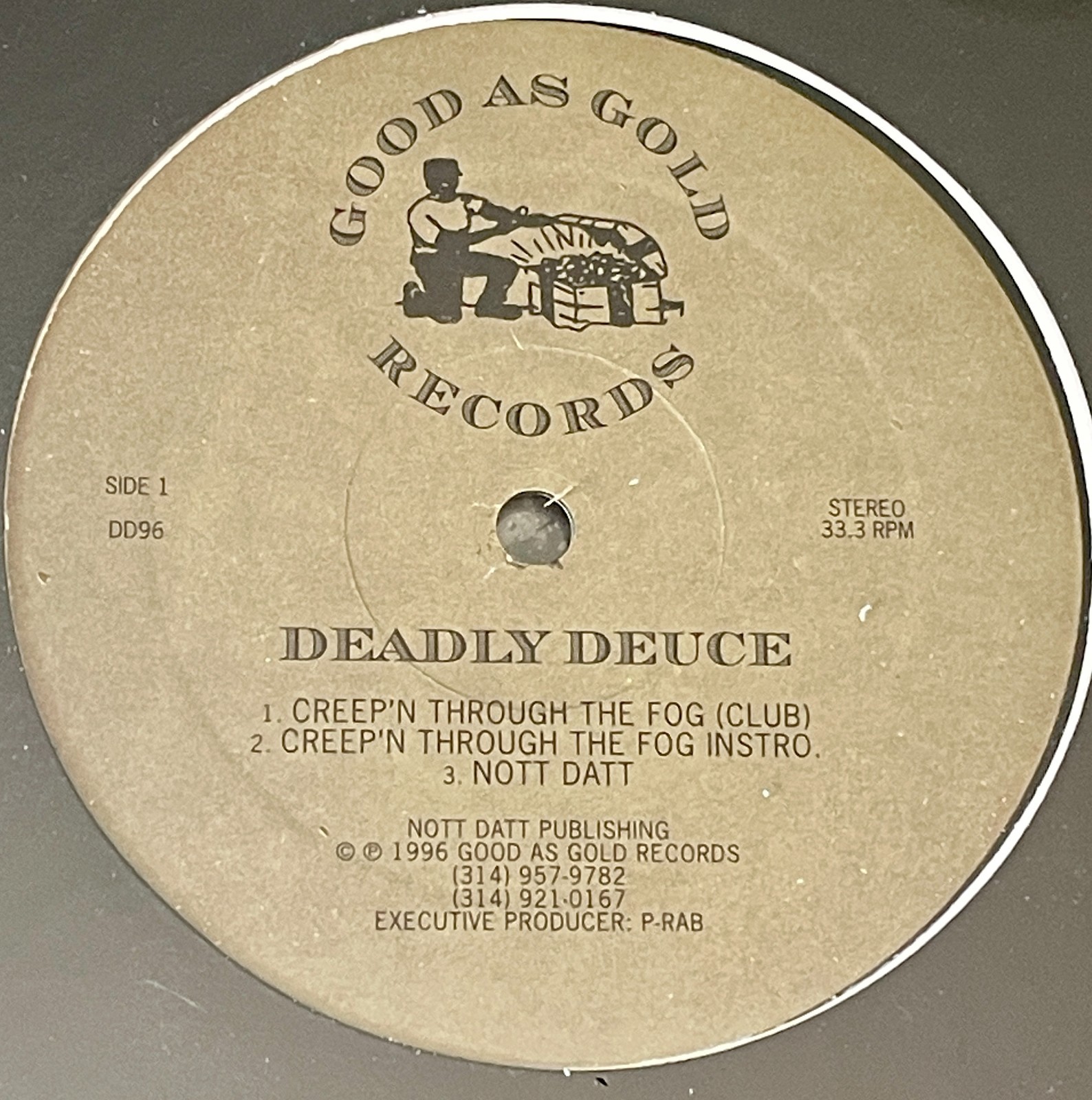 DEADLY DEUCE / Creep’n Through The Fog – Still sealed St Louis G-Funk Rap 12″
