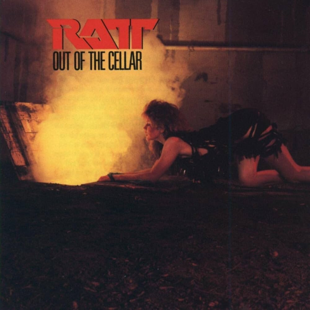 RATT: OUT OF THE CELLAR (Ltd.Ed.40th Ann.Red/Black+Orange 7″ Single)(Atl2024)