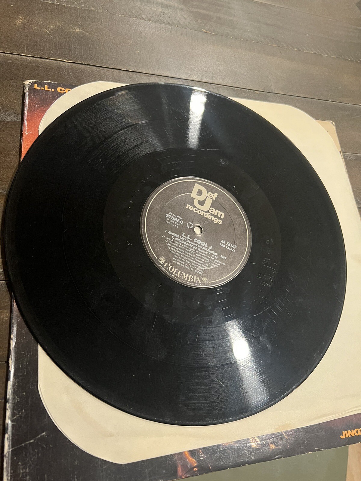 LL Cool J 12″ Single Jingling Baby Def Jam Records 1989 Vinyl Hip Hop