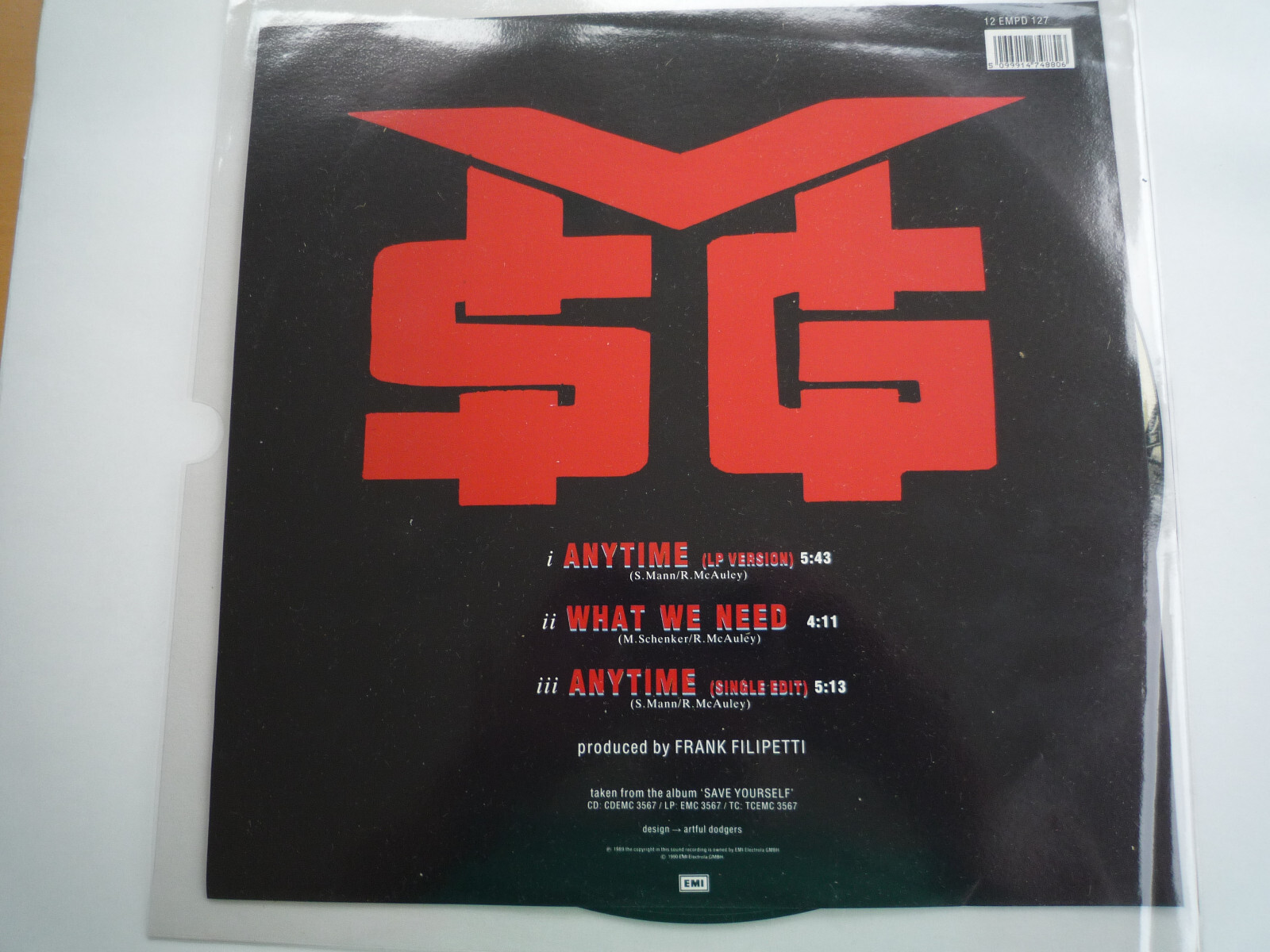 MSG- McAuley Schenker Group limited 12″ picture disc vinyl UNPLAYED – 3 TRACKS