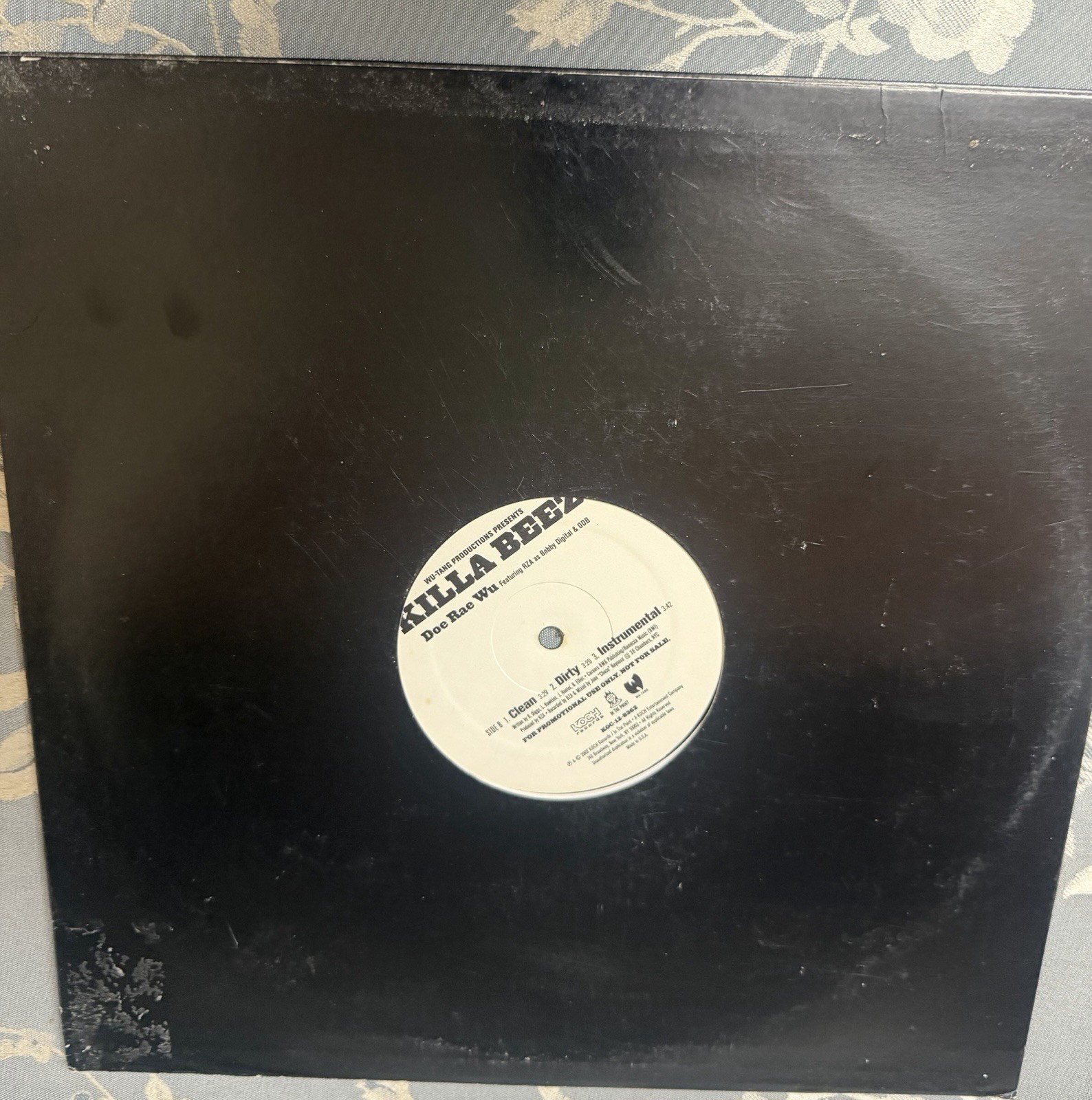 Rare – Killa Beez- Wu Tang Clan – RZA – Dow Rae Wu – Vinyl- Promo Single – 2002