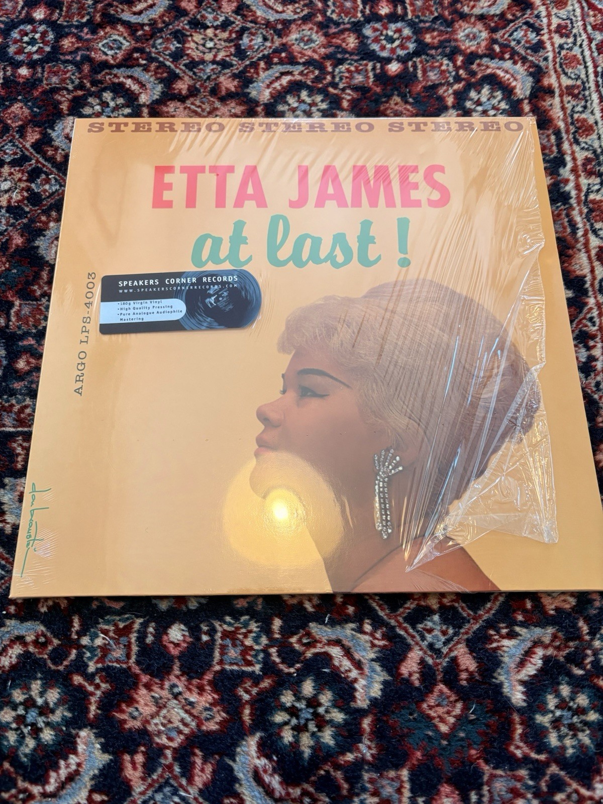 Etta James: At Last; Argo, Speakers Corner; TOP COPY, IN SHRINK, w/Hype