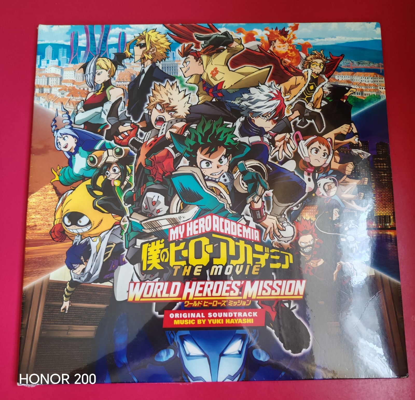 2022 Hero Academia: World Heroes Mission Soundtrack 2xLP Vinyl Yuki Hayashi New