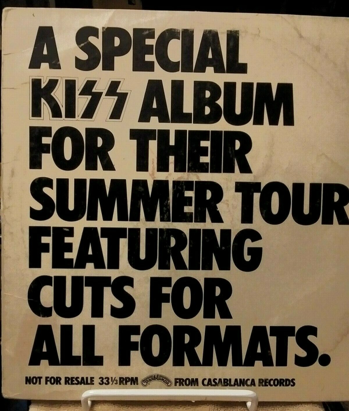 Kiss – A Special Kiss Album For Their Summer Tour (1976) EP Promo