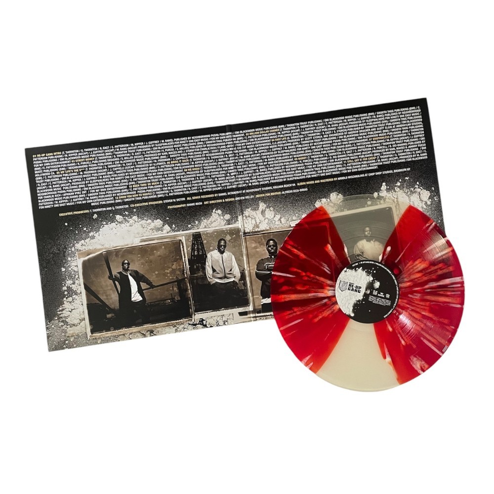 Clipse Presents Re-Up Gang Colored LP Get On Down Exclusive Red White Vinyl