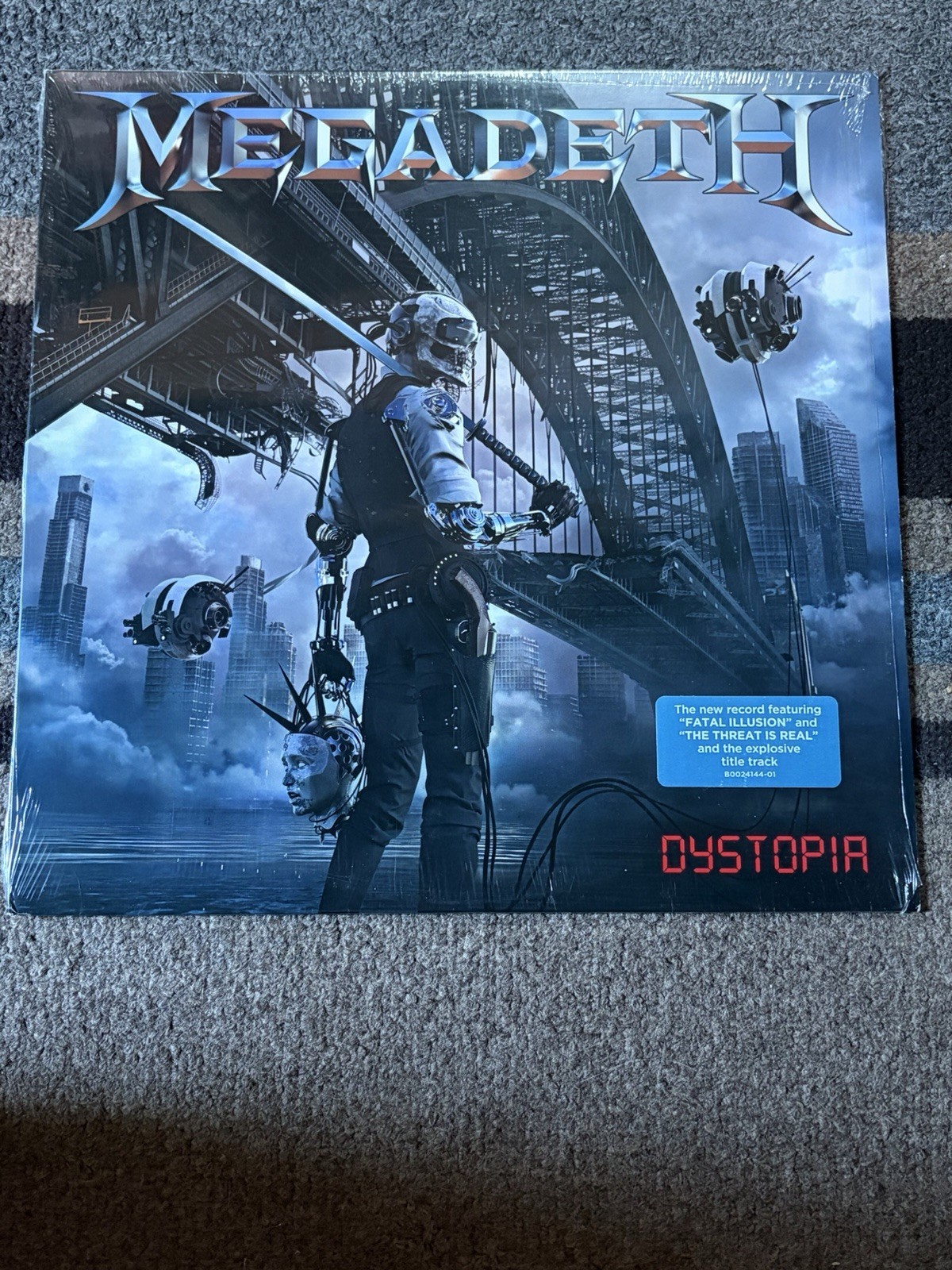 MEGADETH • Dystopia • 2016 Vinyl LP – First Edition With Hype Sticker