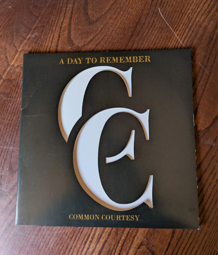 A Day To Remember – Common Courtesy – 12″ Double Vinyl Green/Black Marble Record