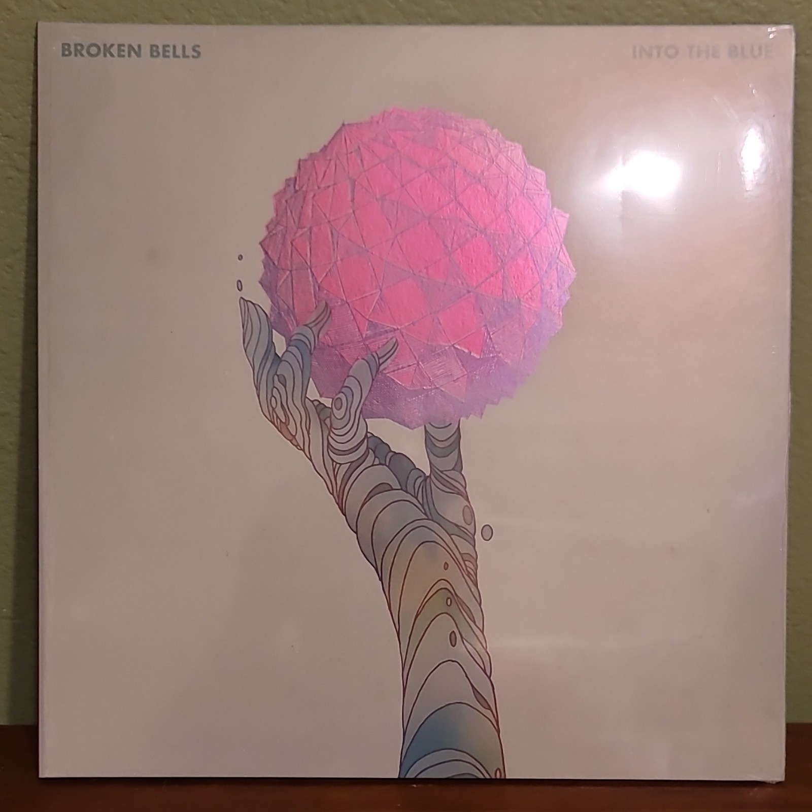 Broken Bells Into The Blue AWAL LP Pink Vinyl Record in Cardboard Sleeve