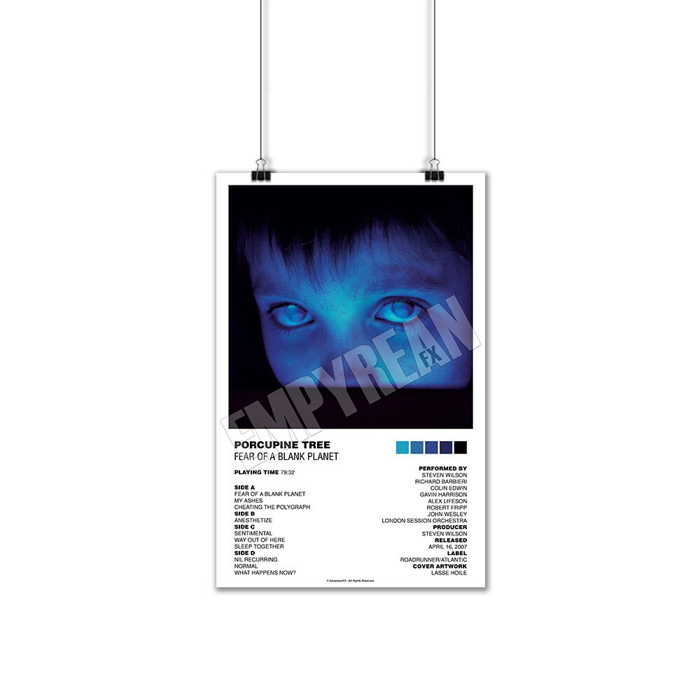 Porcupine Tree Fear Of A Blank Planet 2007 Vinyl Record LP Album Wall Art Print