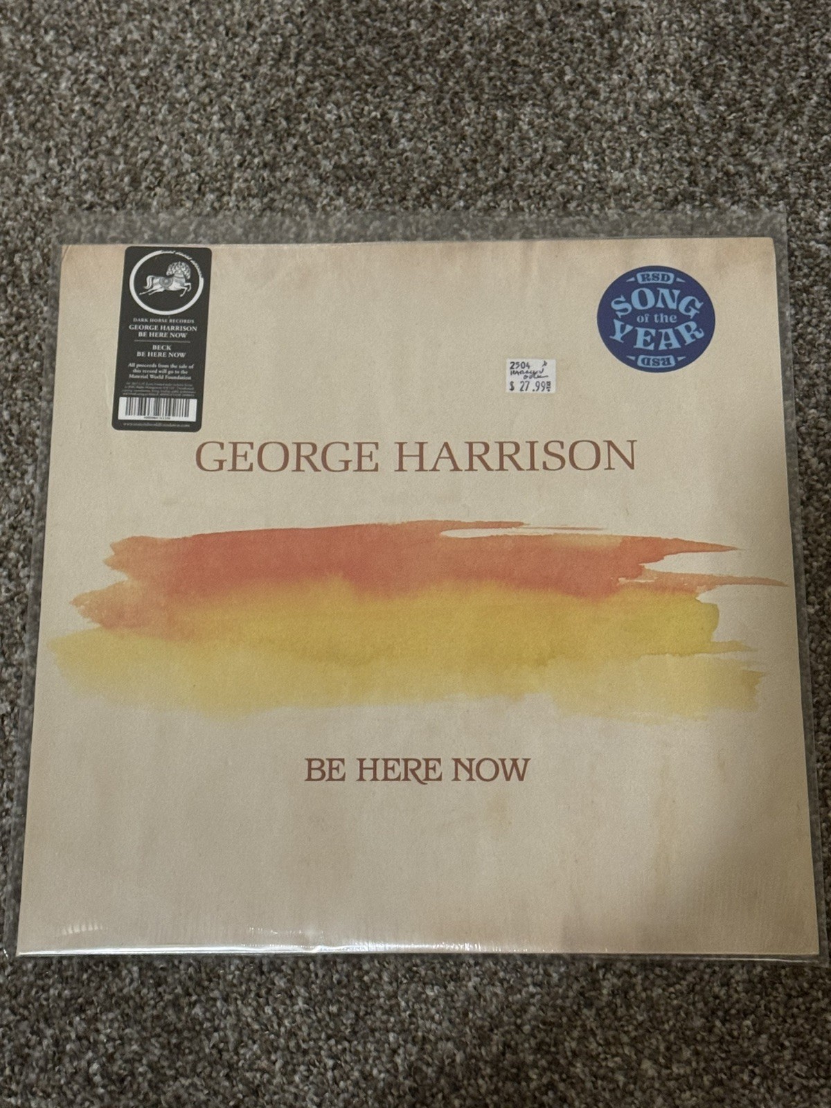 NEW George Harrison / Beck Be Here Now Vinyl Record Store Day RSD LP