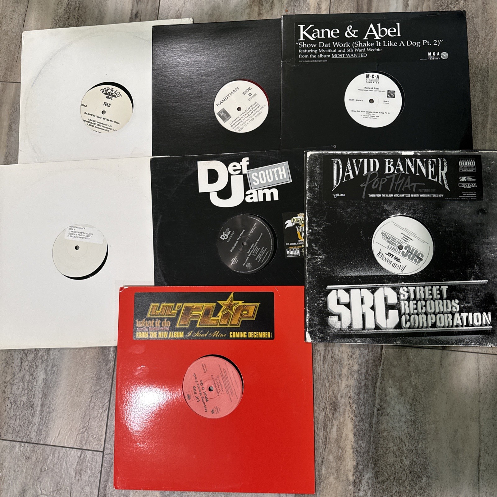 Lot Of Rap Vinyl Hip Hop Gangsta Rap. Lil Flip,Tela,David Banner,Ludacris