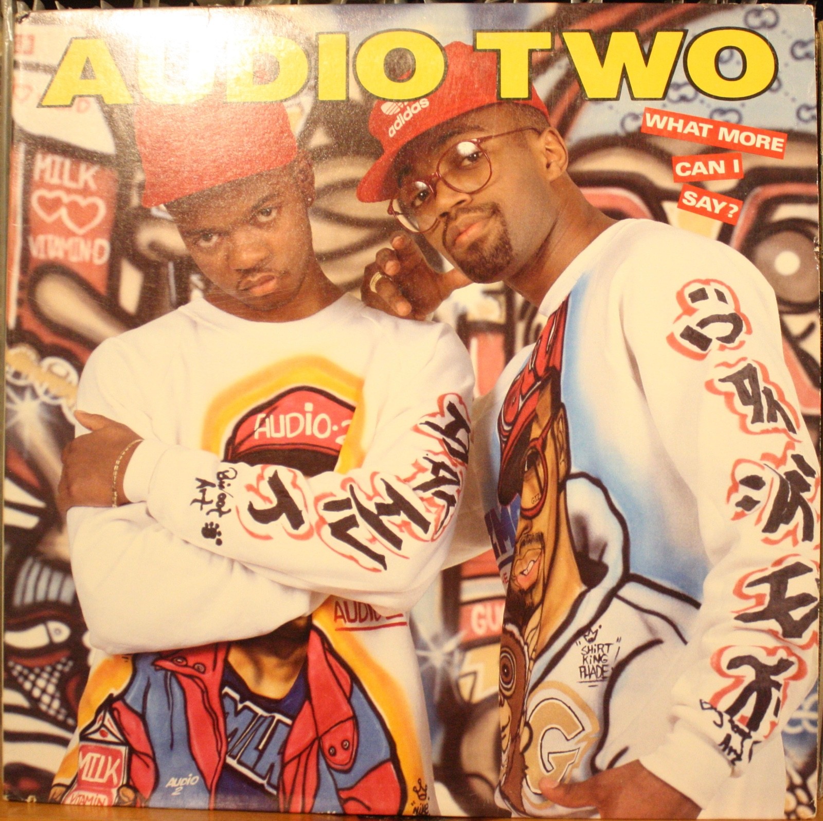 AUDIO TWO *What More Can I Say?* 1988 HIP HOP LP on FIRST PRIORITY 7 90907-1