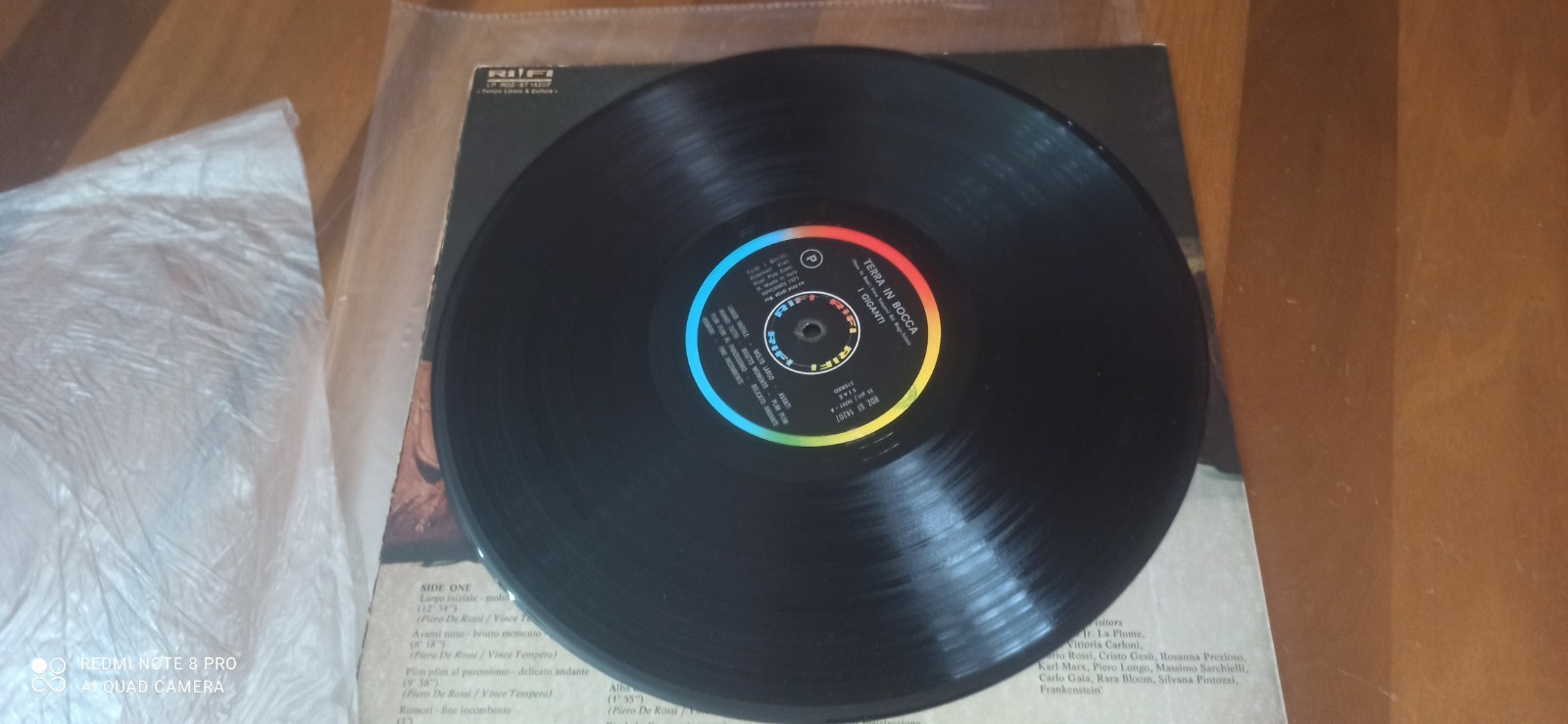 I GiGanti Lp Vinile TERRA IN BOCCA (Poesia Di Un Delitto) Rifi RDZ-ST14207 NM N