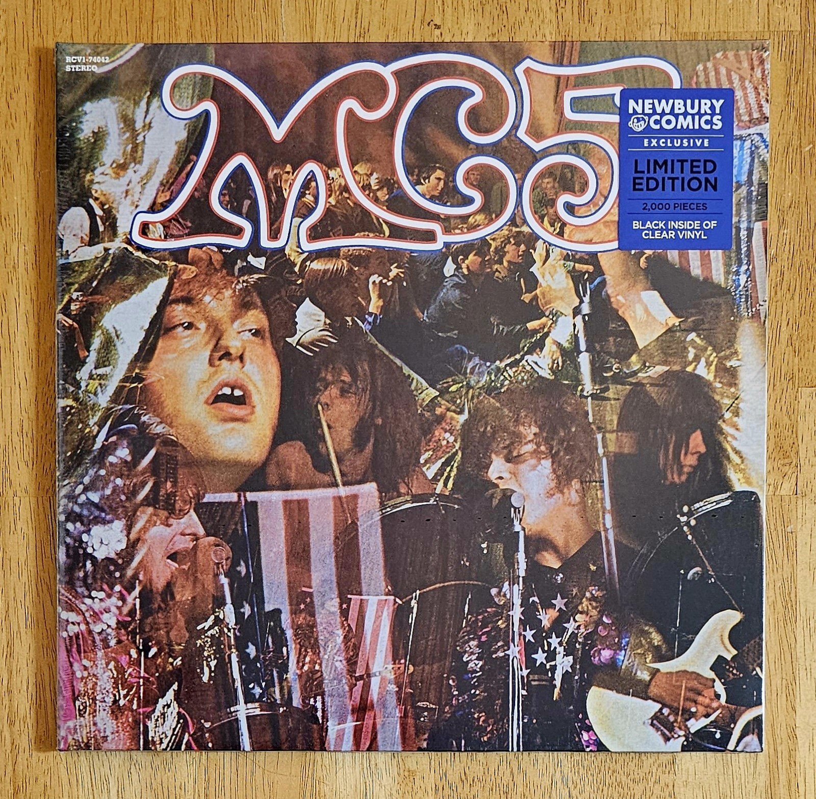 MC5 Kick Out The Jams Vinyl LP Record NEW Black / Clear Vinyl 1 Of 2000