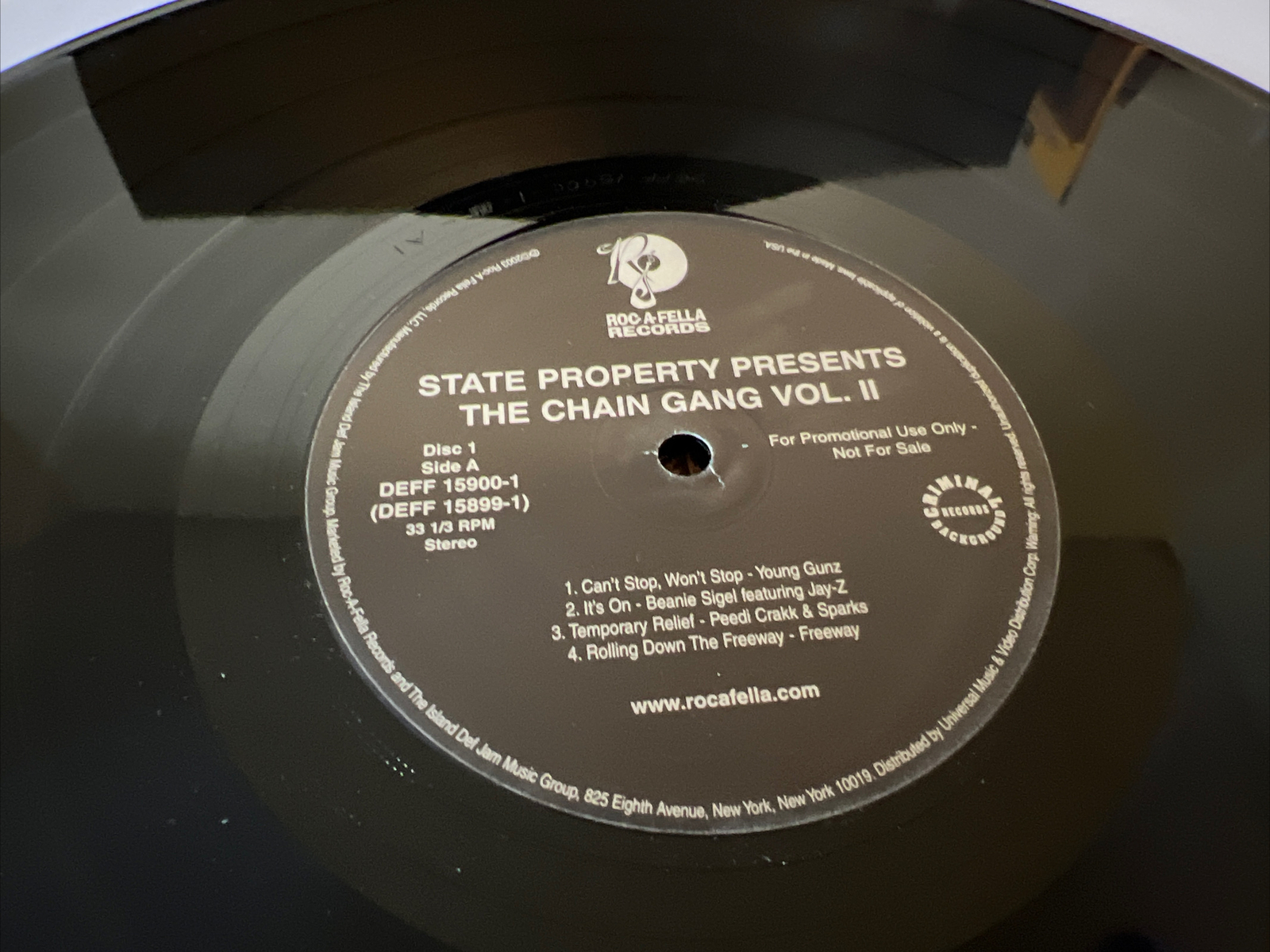 State Property Presents The Chain Gang Vol. II 2xLP Vinyl Radio Exclusive Album