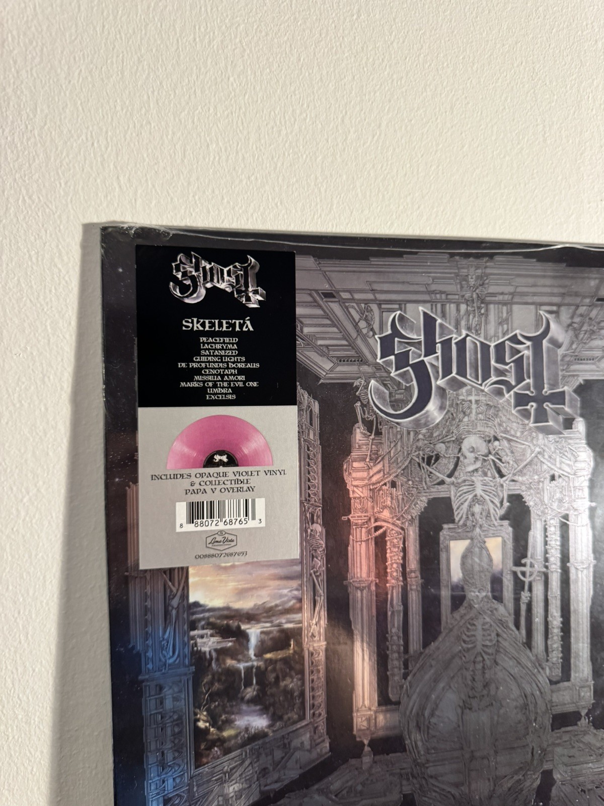 Ghost Skeleta Vinyl Violet & SIGNED print Limited