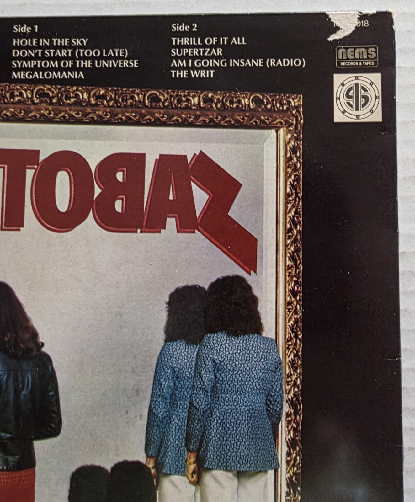 Black Sabbath – Sabotage (Import), Read Description Below