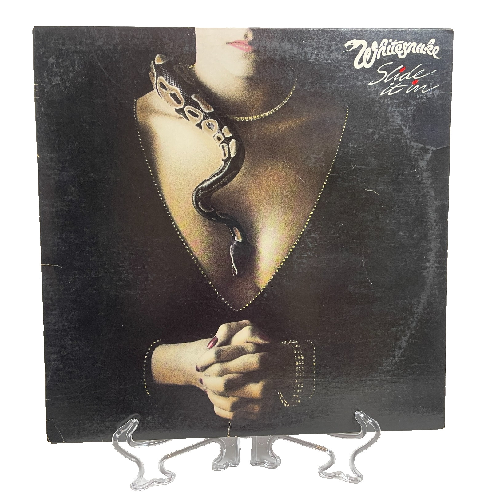 WHITESNAKE SLIDE IT IN GEFFEN RECORD GHS 4018 Hudson Hi-Fi Anti-Static Sleeve