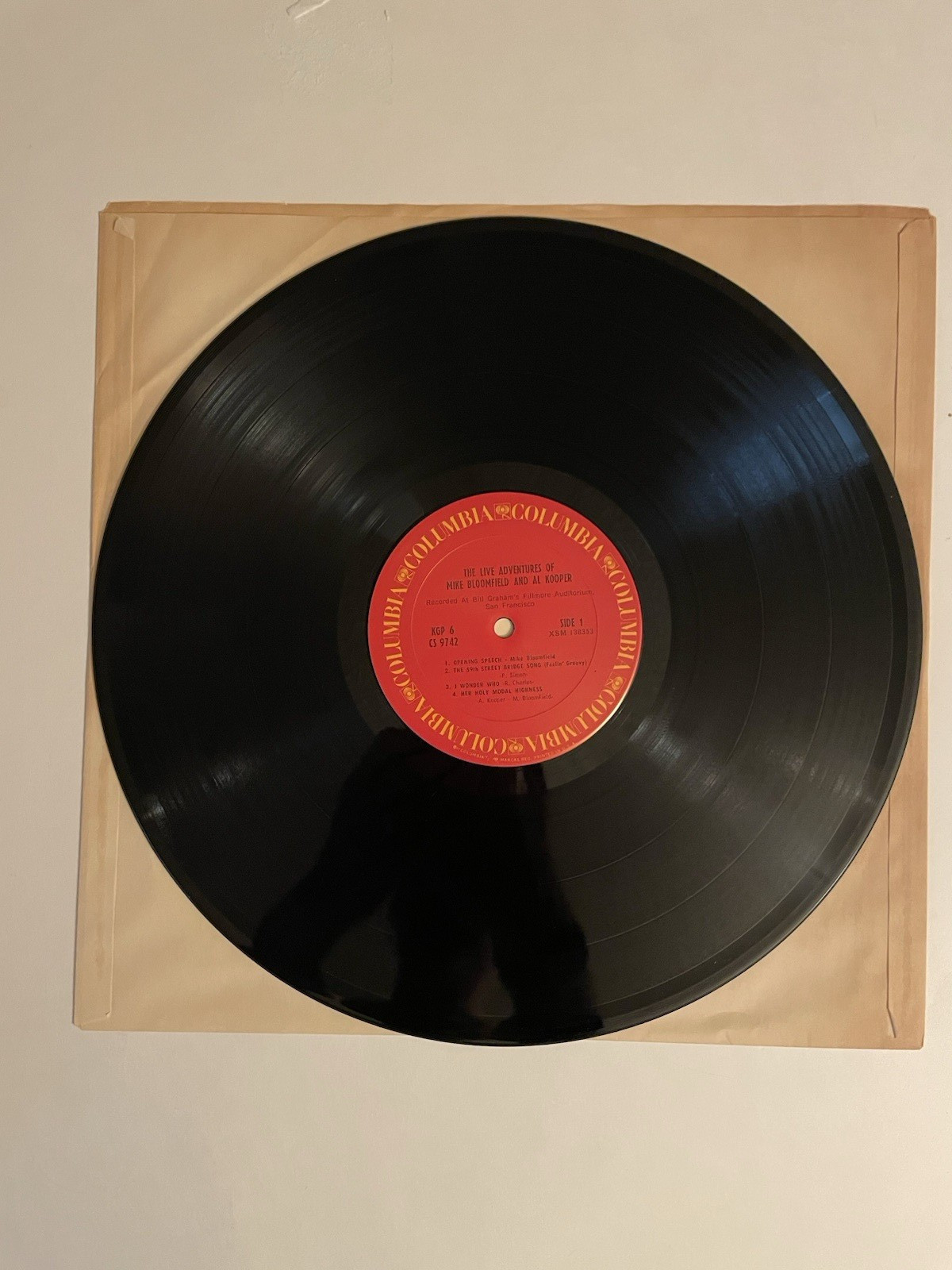 Mike Bloomfield & Al Kooper ***PLAYED 1-TIME*** Live Adventures – Columbia
