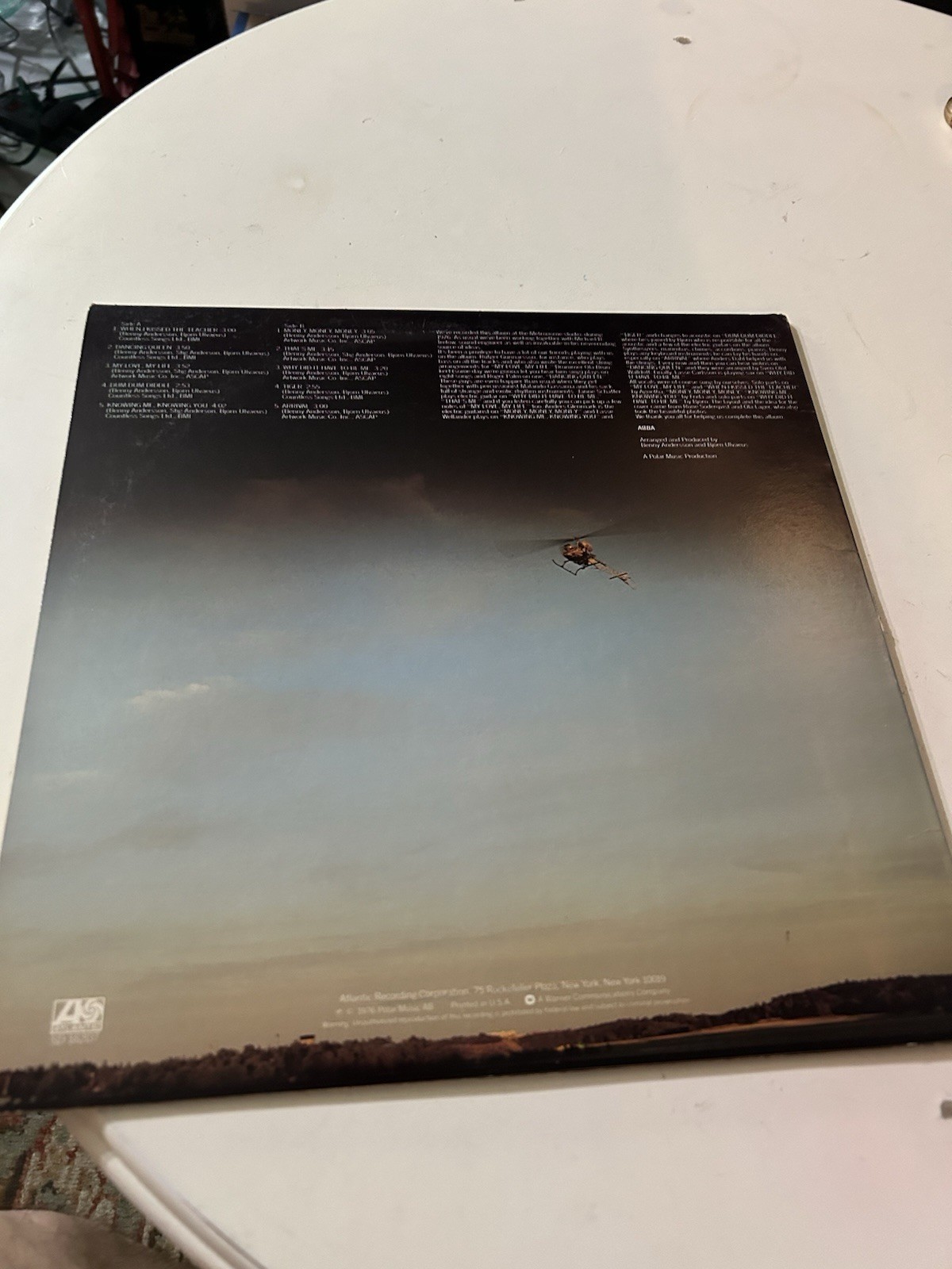 ABBA Arrival Atlantic Records SD 18207 1976 1st Press Vinyl LP Album
