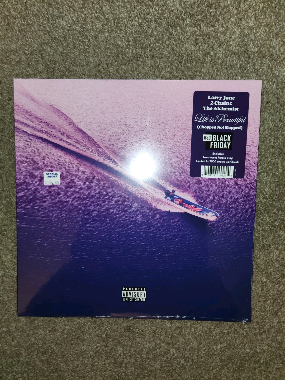 💥LARRY JUNE, 2CHAINZ & THE ALCHEMIST RSD BLACK FRIDAY 2025 VINYL