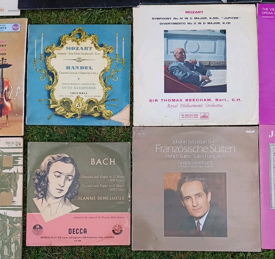 28 x Assorted Mixed Classical LPs Mozart, Beethoven, Schubert, Handel, Bach, Cho