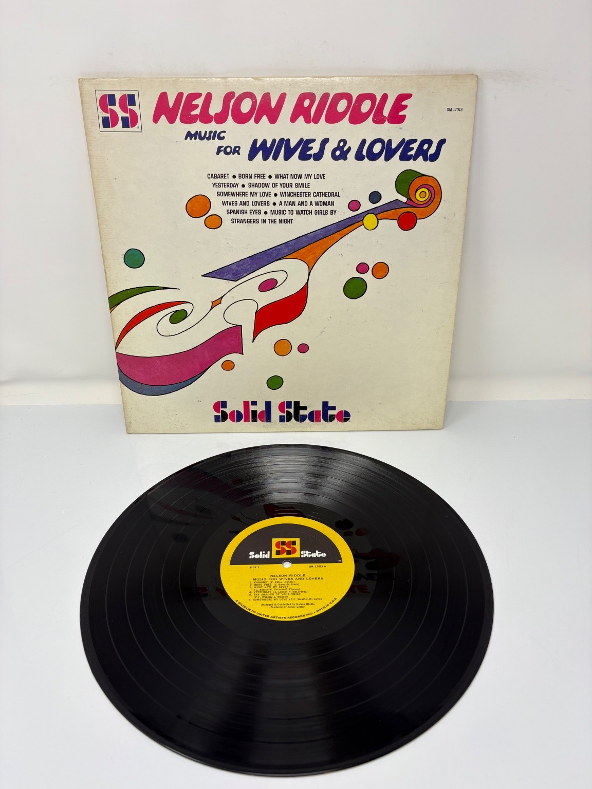 Nelson Riddle – Music For Wives & Lovers LP Record 1967 Solid State Easy