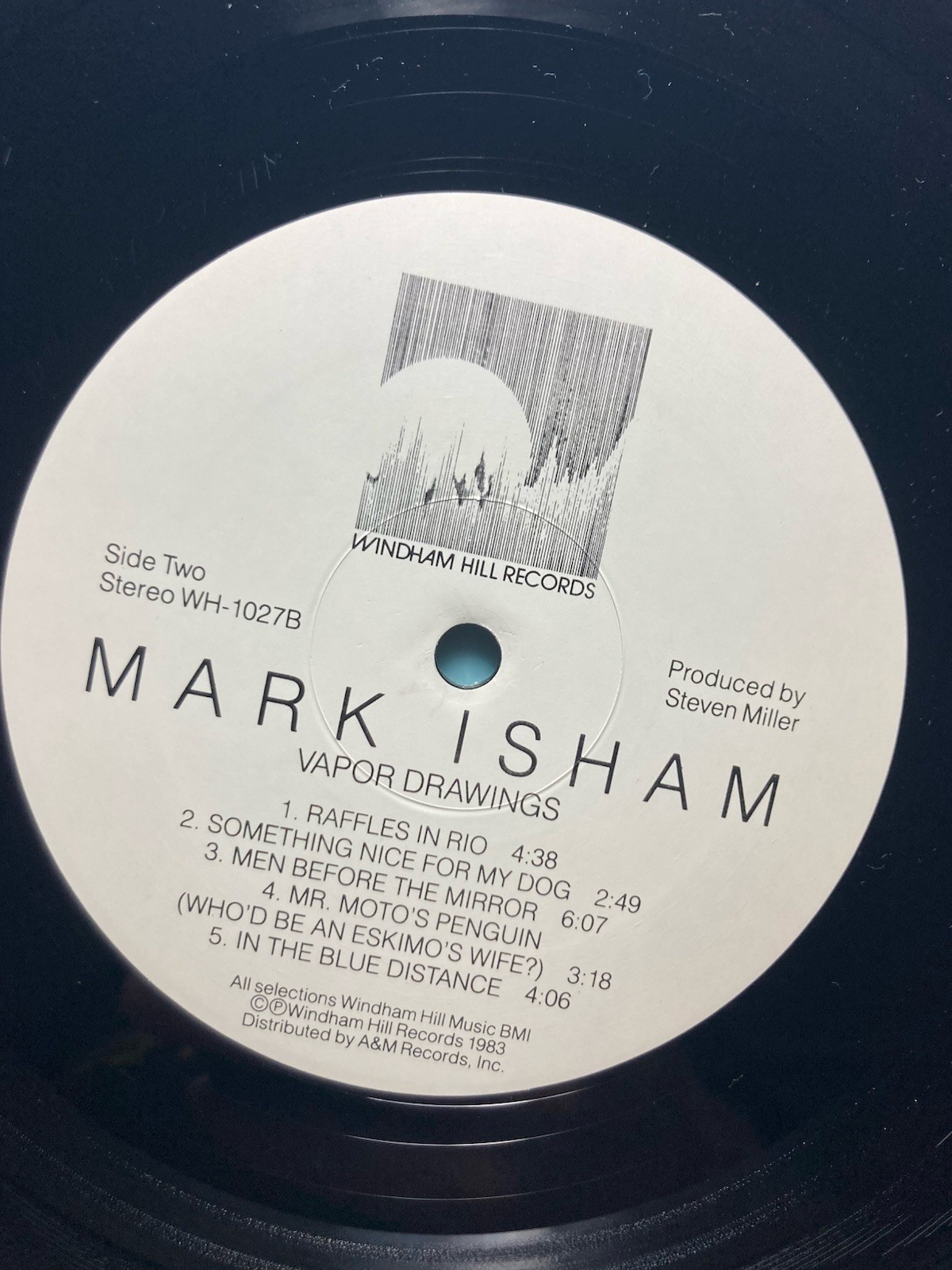 MARK ISHAM “Vapor Drawings” 1983 Vinyl LP Windham Hill WH-1027 New Age TESTED