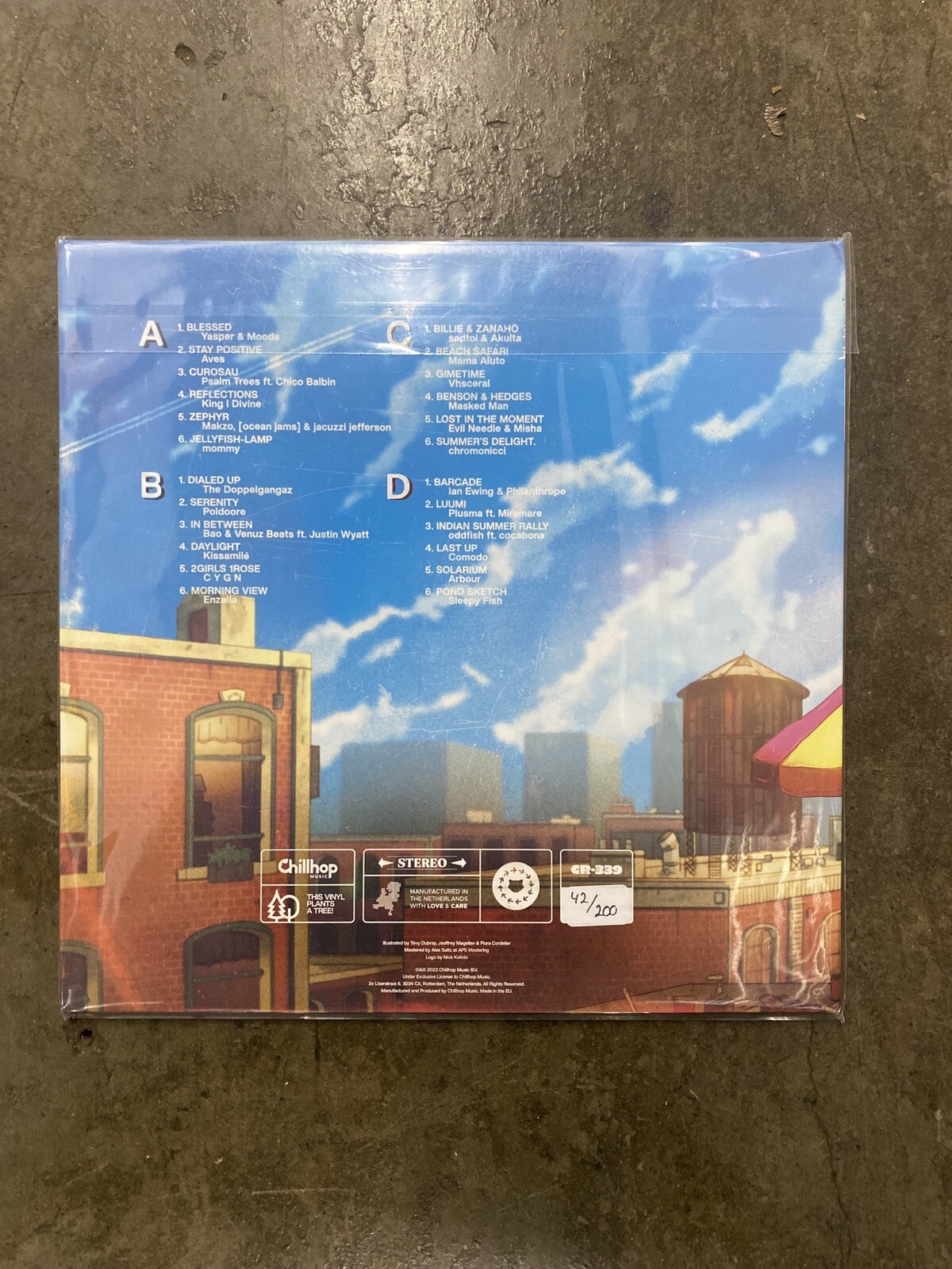 Various Artists Chillhop Essentials Summer ’22 White Purple Colored Vinyl LE200