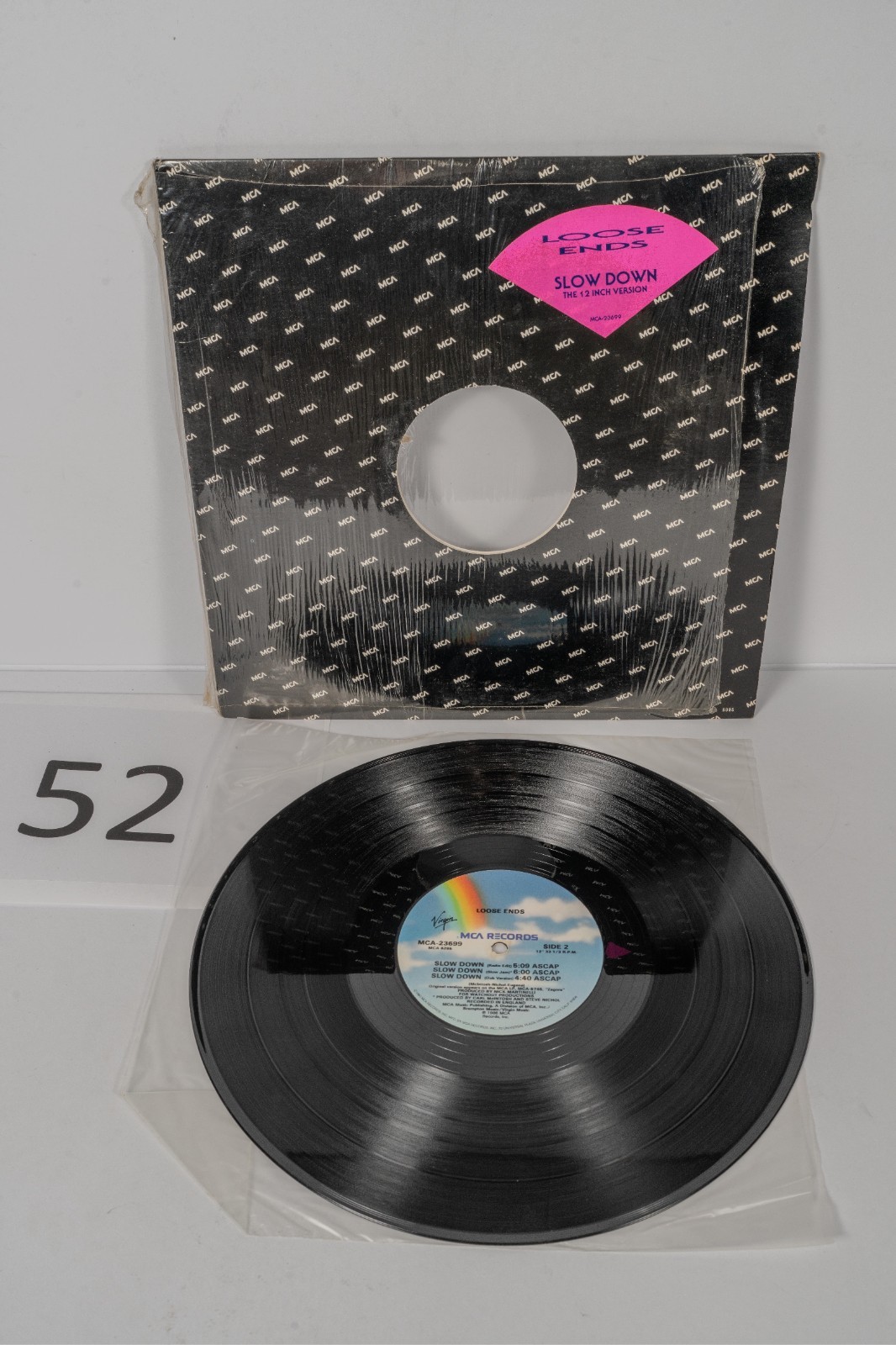Loose Ends Slow Down 1986 12″ Maxi Single US Orig MCA IN SHRINK Future Disc VG+