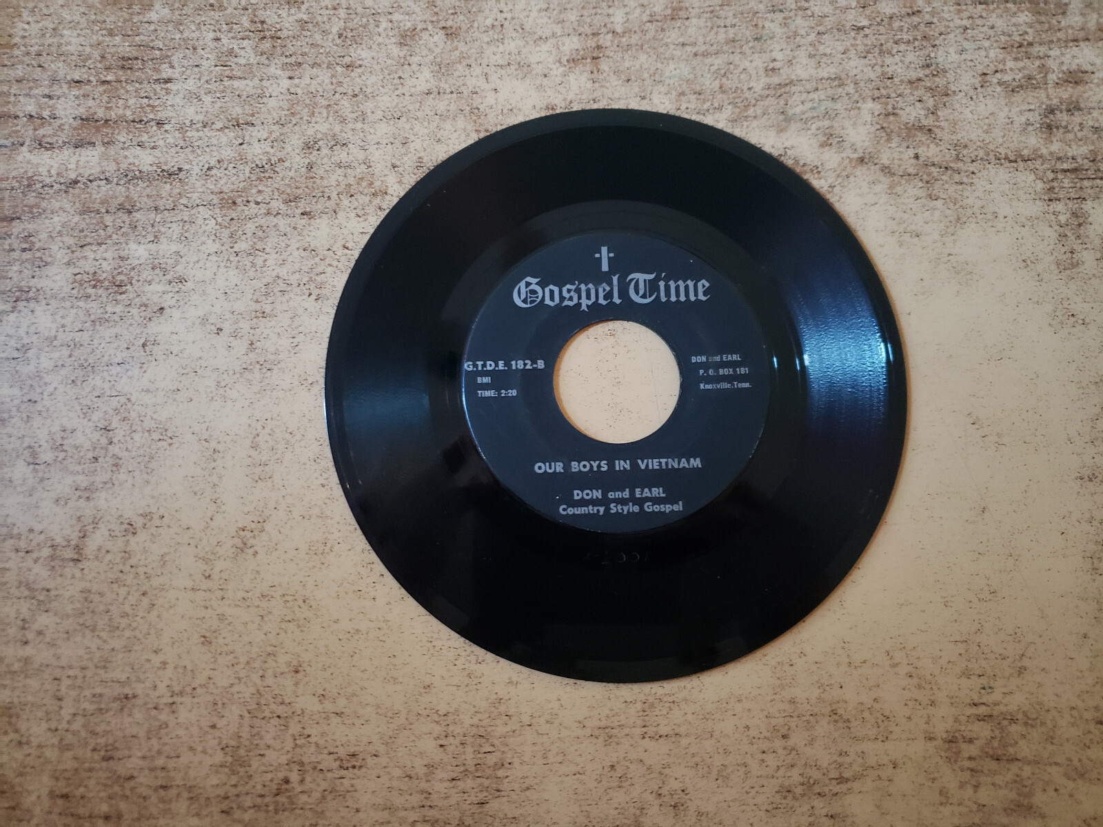1960s VG+ Don And Earl – The Vietnam Guitar/OUR BOYS IN VIETNAM 182 45