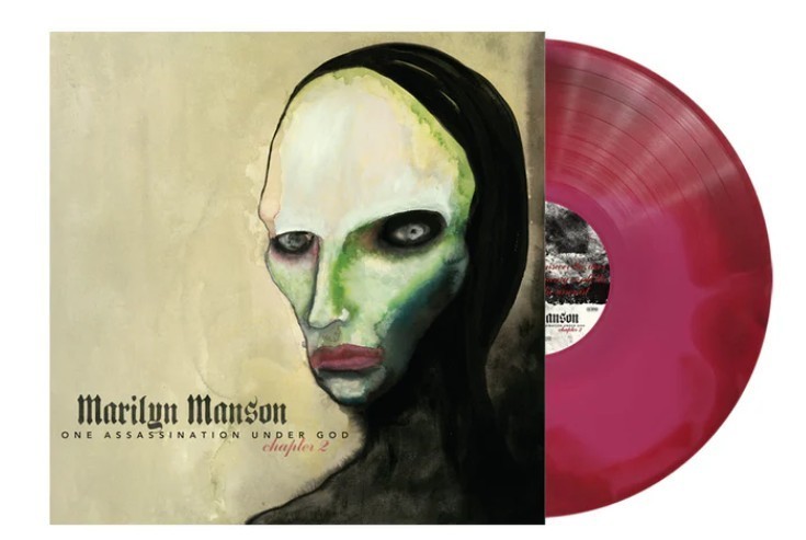 MArilyn Manson vinyl pink red swirl One Assassination Under God: Chapter 2 preor