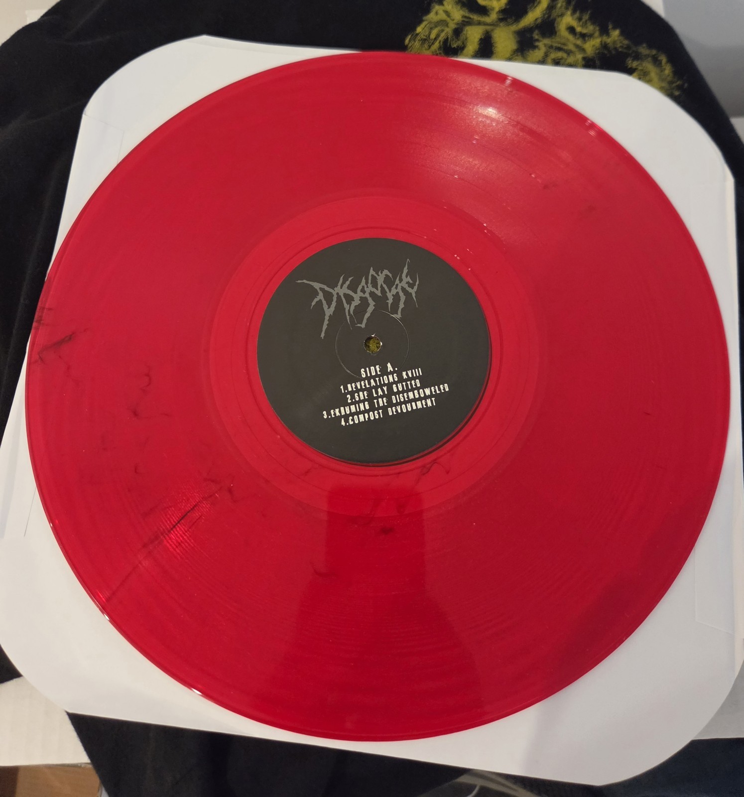 Disgorge “She Lay Gutted” Red Colored Vinyl Brutal Death Metal