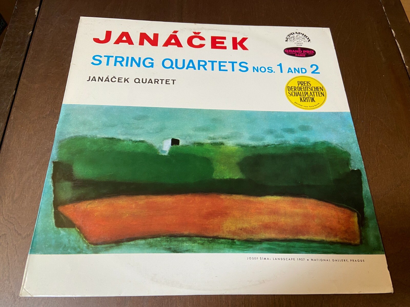 Janacek String Quartets No. 1 & 2~CZECH IMPORT~Supraphon Stereo~Modern Classical