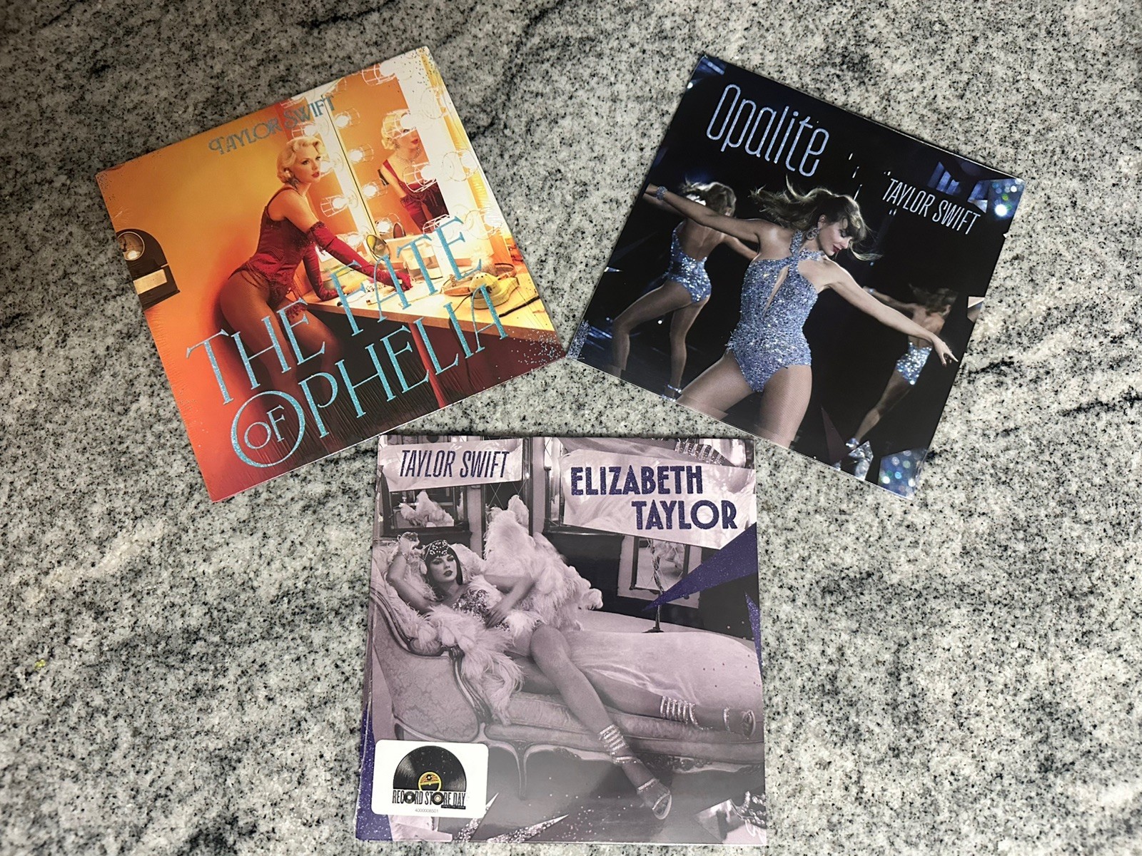 Taylor Swift The Fate of Ophelia / Opalite / Elizabeth Taylor Vinyl Collection