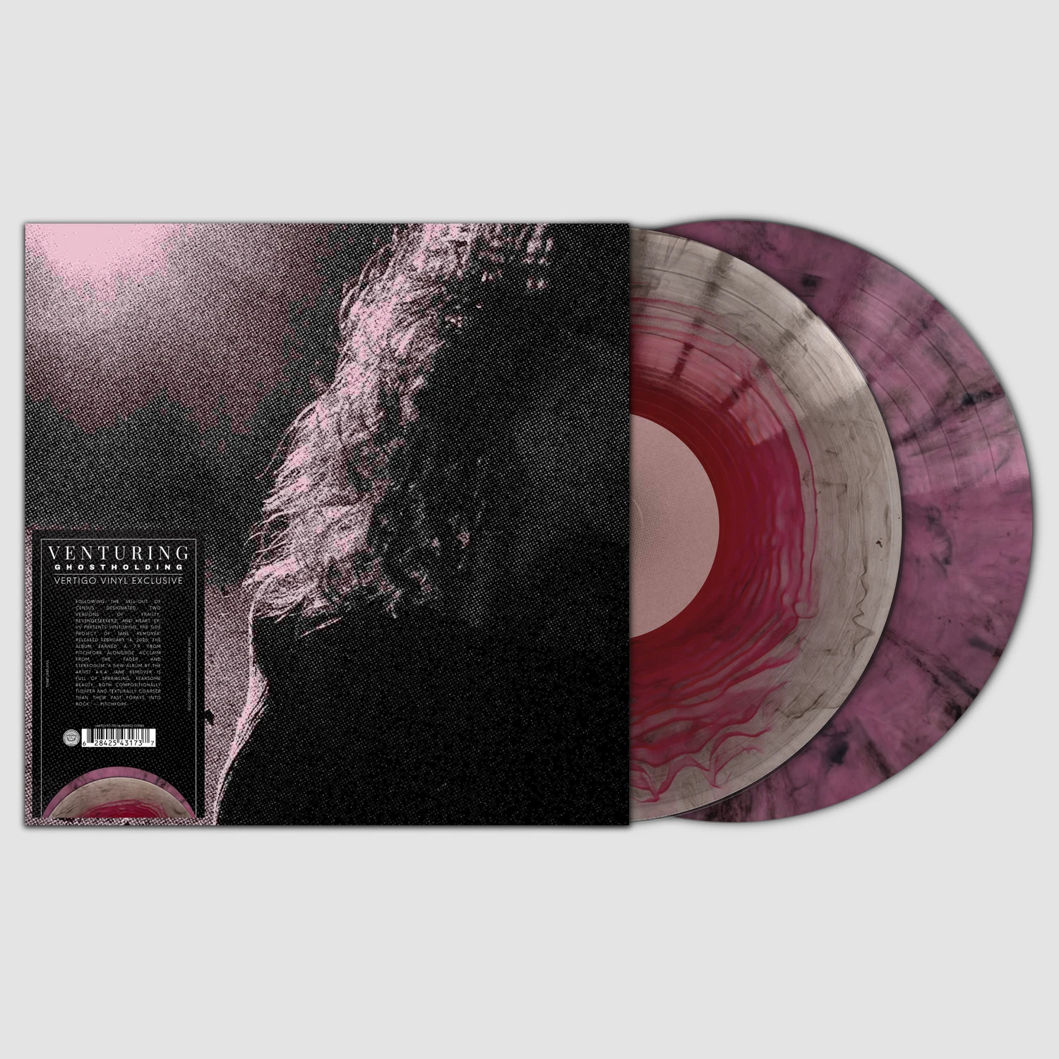 VENTURING Ghostholding Blood Stain Purple Smoke 2LP Vinyl Vertigo /700 IN HAND