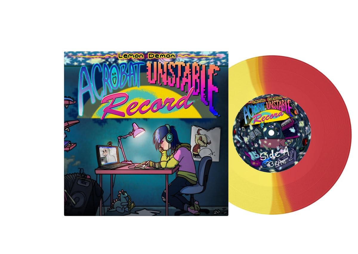 Lemon Demon Acrobat Unstable Record Red/Yellow Split (Vinyl)