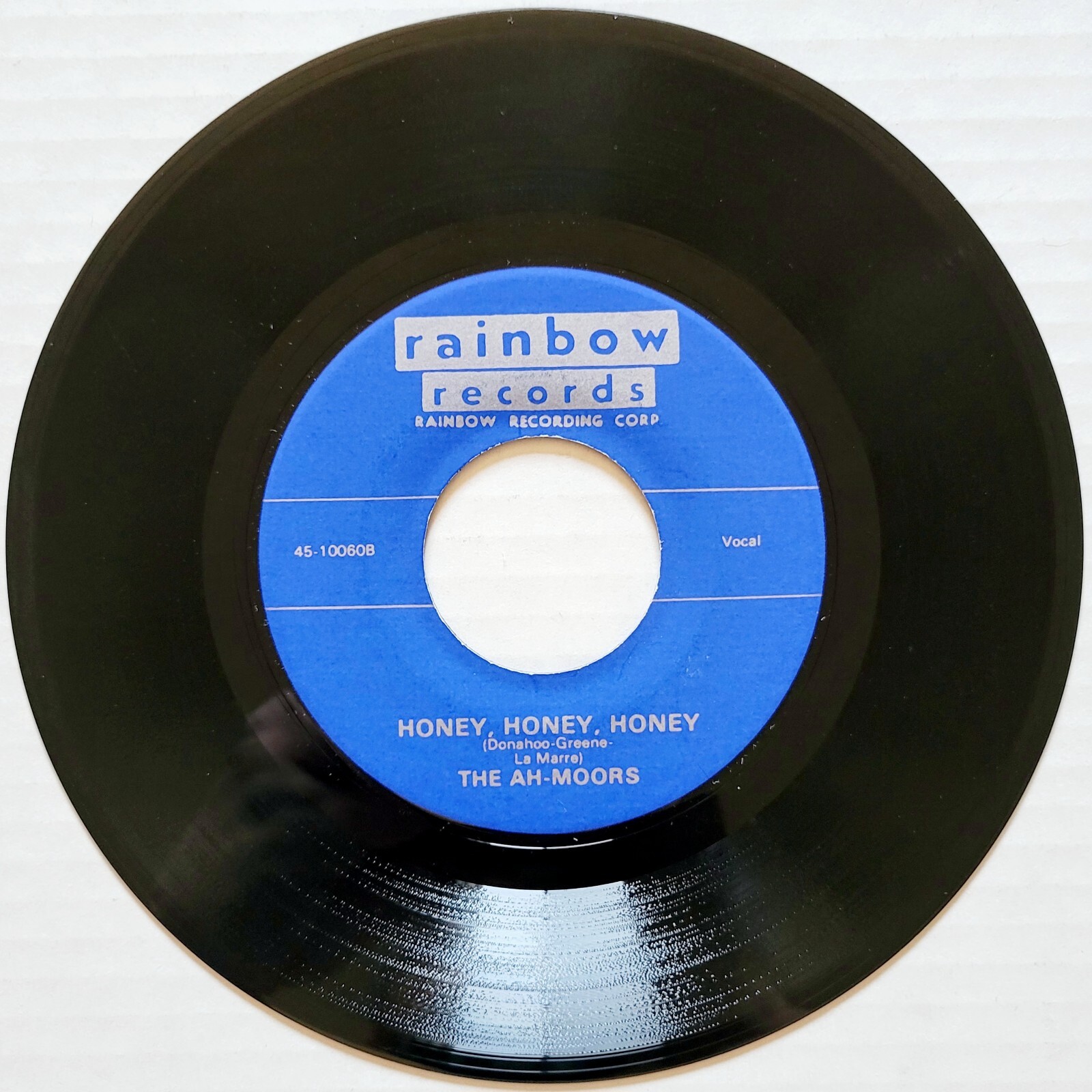 The Ah Moors – The Answer To Write Me A Letter/Honey, Honey, Honey on rainbow…
