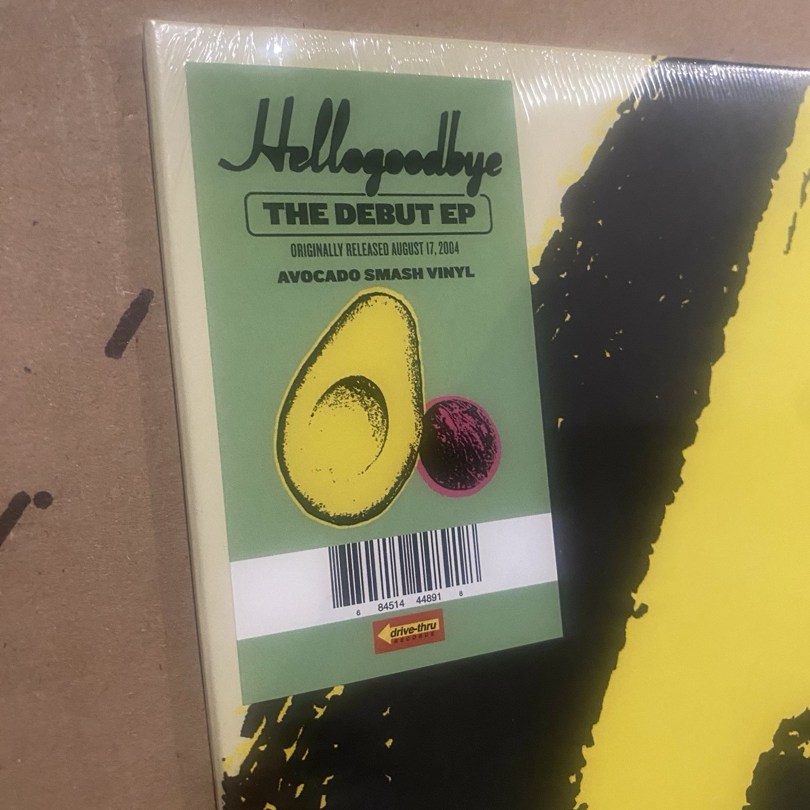 hellogoodbye “Hellogoodbye” Debut EP 12″ “Avocado Smash” Vinyl Drive Thru