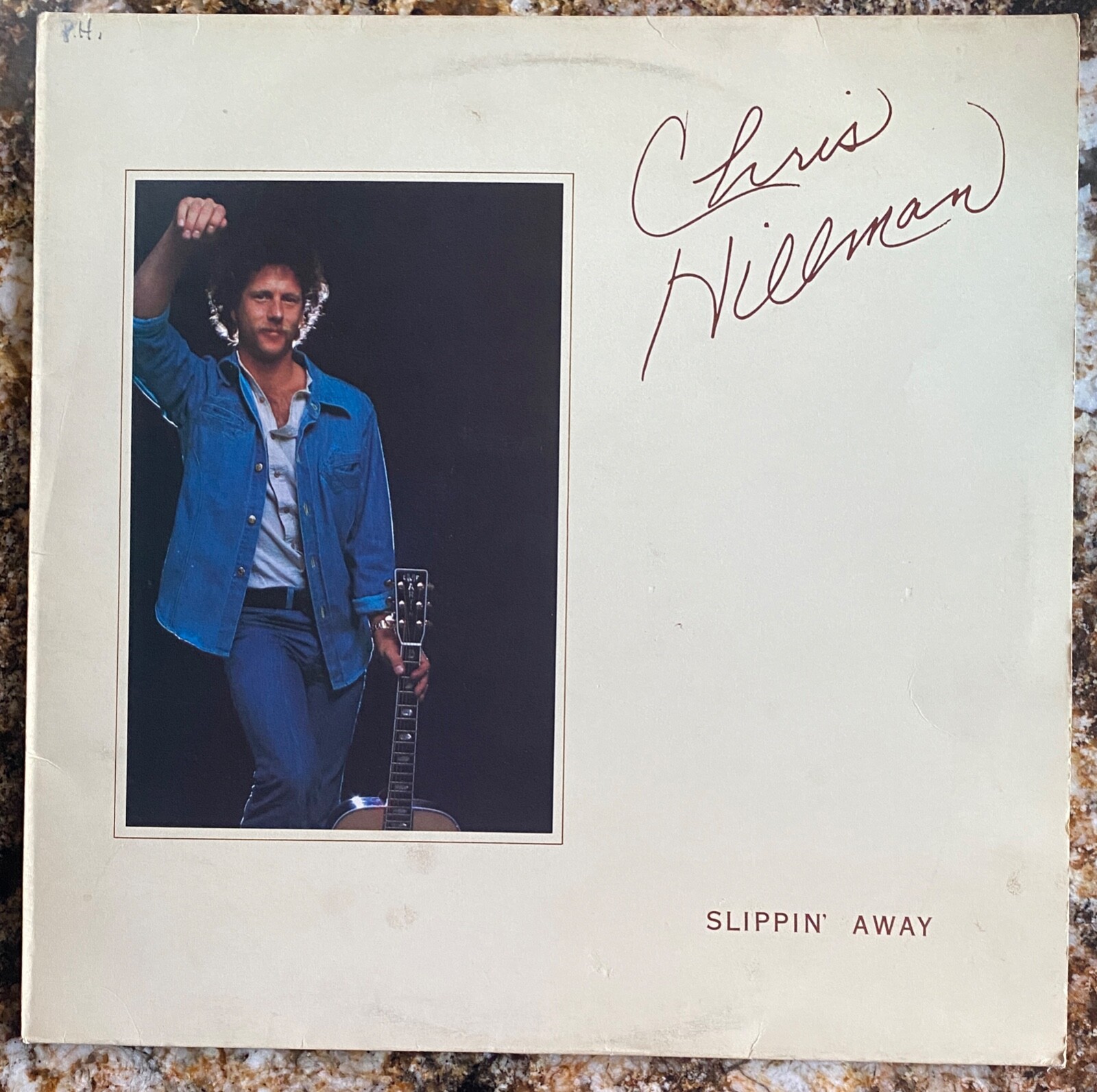 Chris Hillman – Slippin’ Away – 1976 country rock LP – UK press