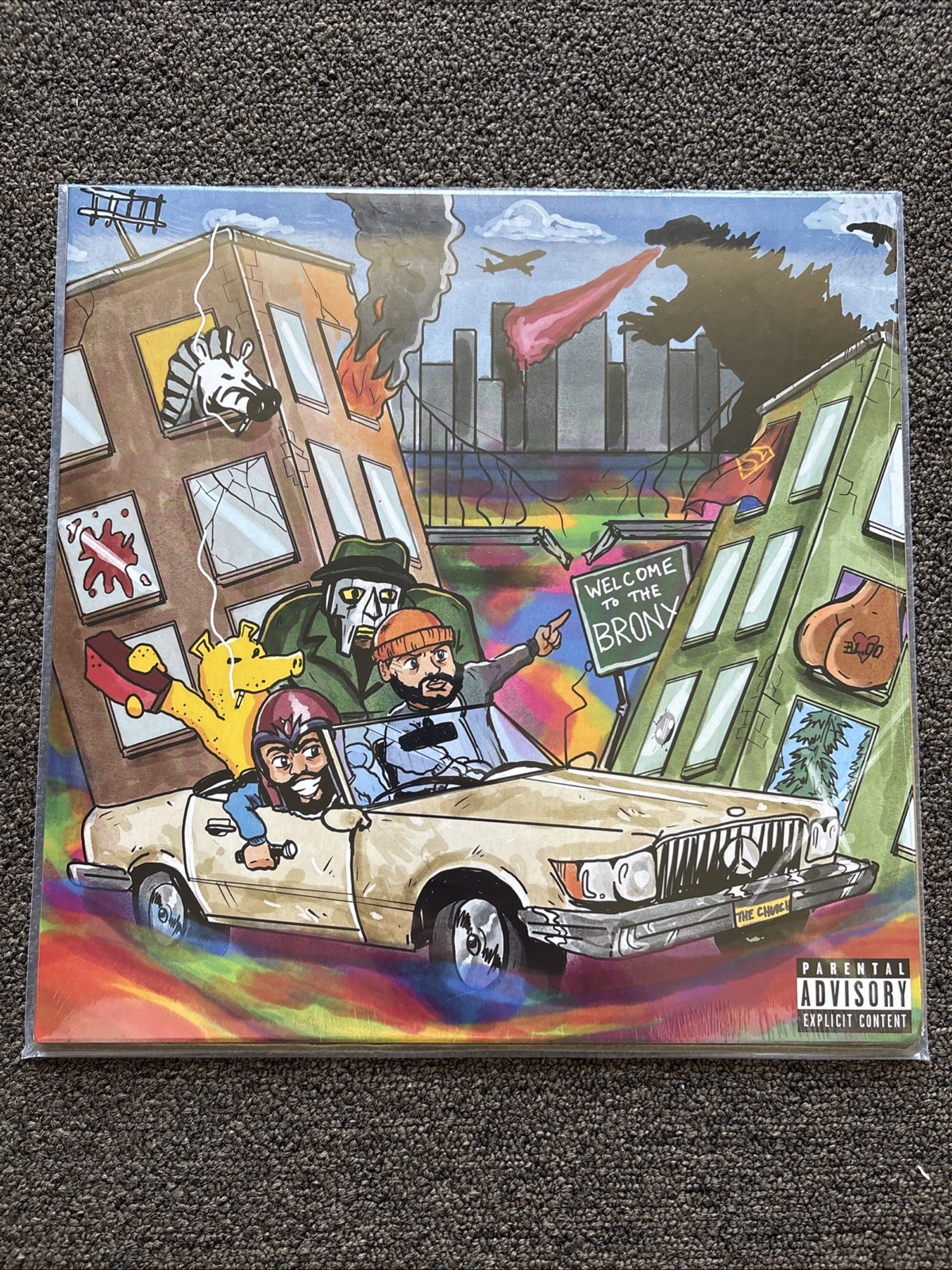 Bloo & Spanish Ran – Danger Bloo LP Transparent Purple – Copenhagen Crates – New