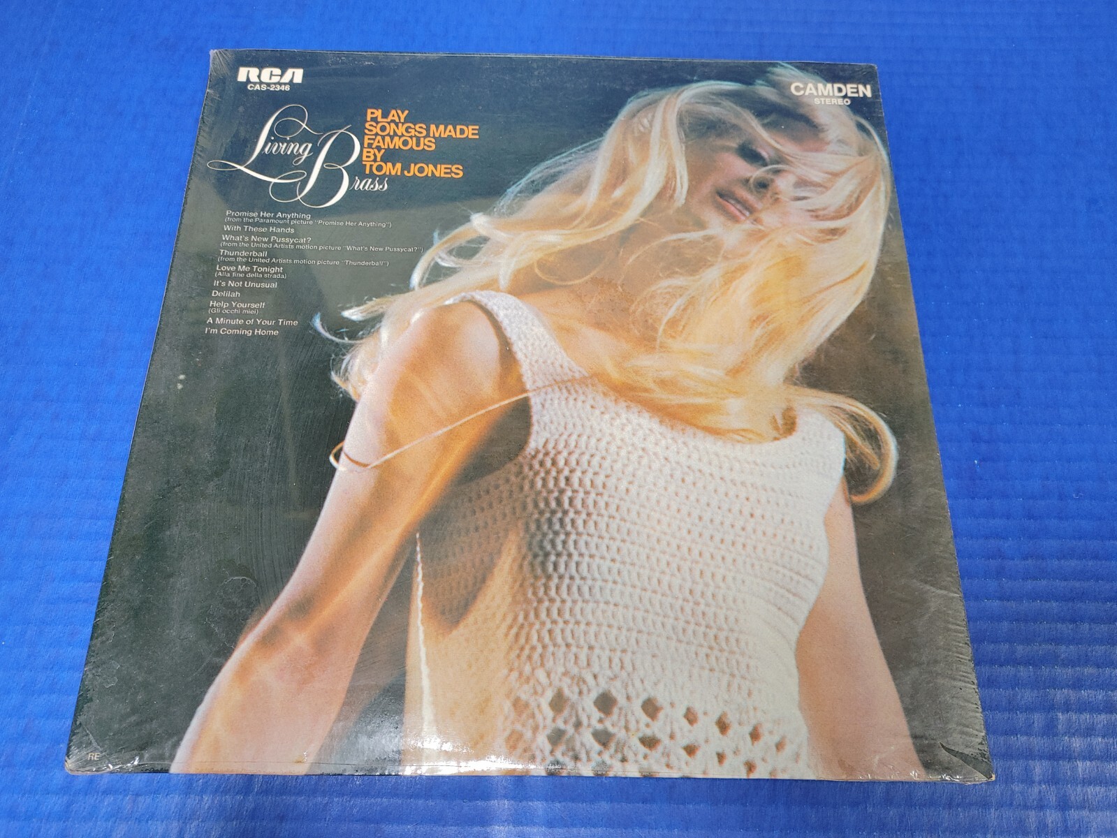 SEALED: Living Brass – Play Songs Made Famous By Tom Jones – 1969 LP RCA Camden