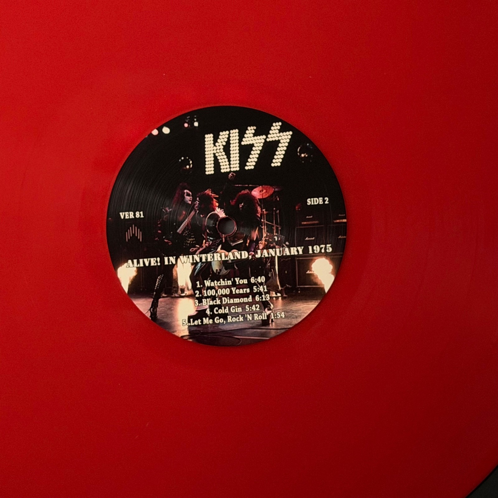 Kiss Alive! In Winterland Jan 1975 Vinyl LP Hotter Than Hell Tour Soundboard NEW