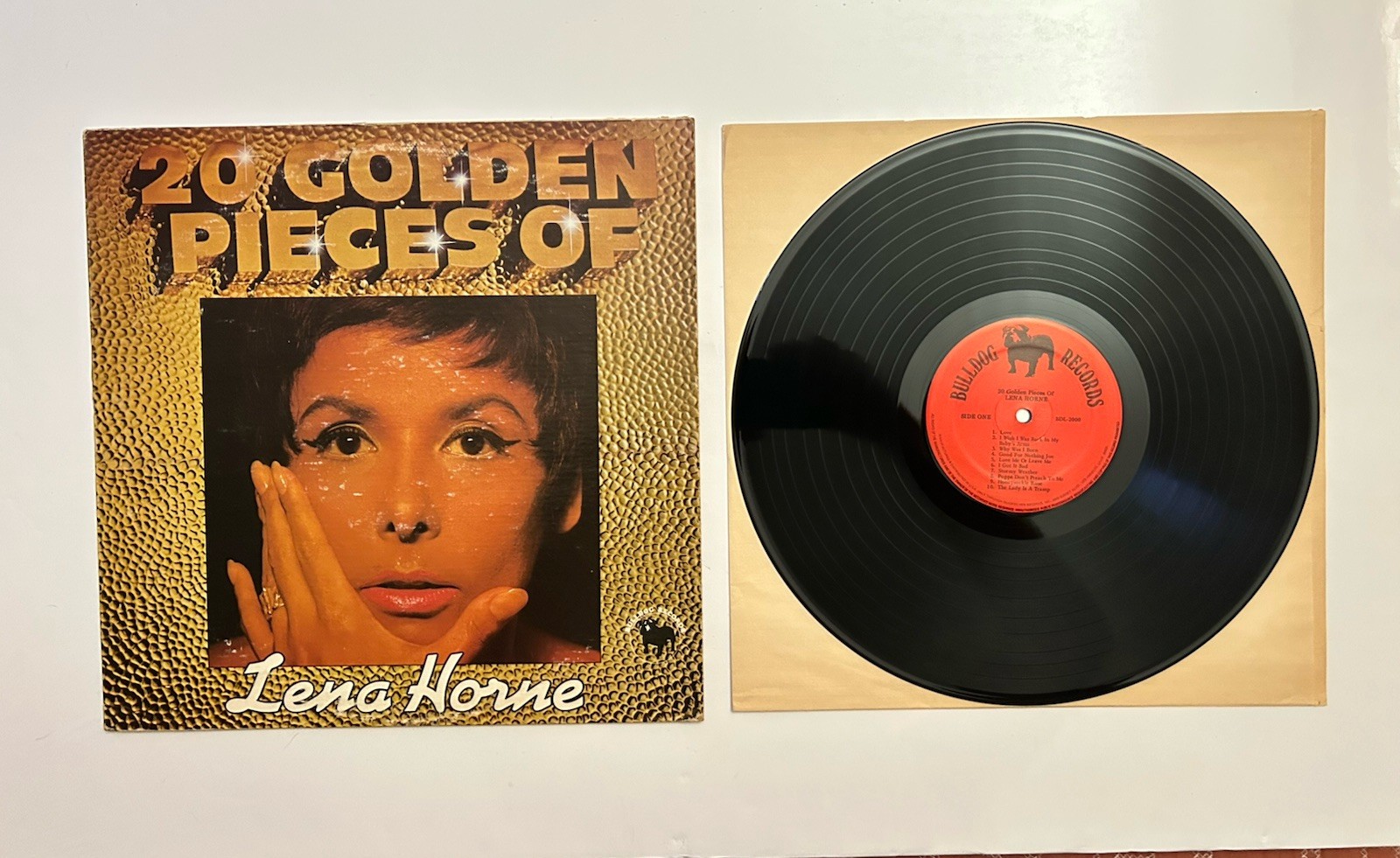 LENA HORNE 20 Golden Pieces Of Lena Horne Vinyl Record LP NM-/VG+ Pop Vocal Jazz