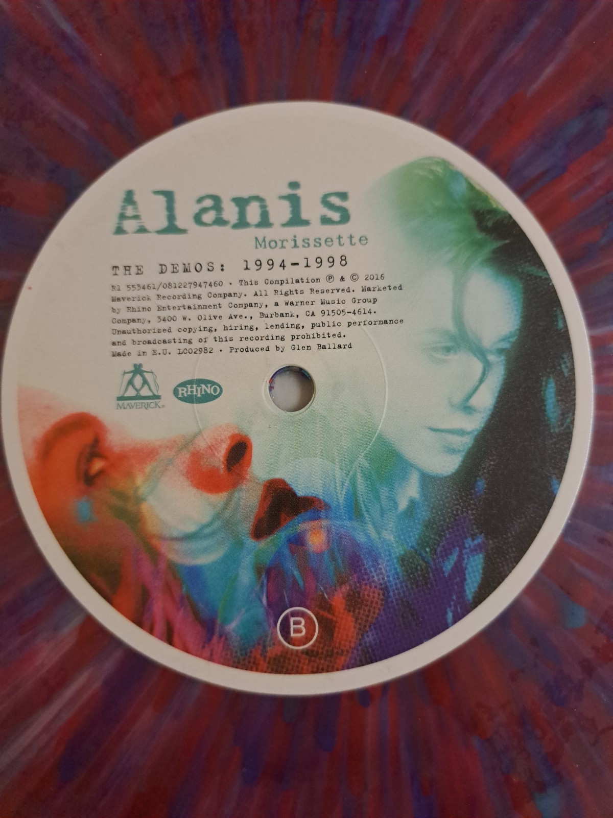 Alanis Morissette – The Demos RSD 2016 1994-1998 Splatter Vinyl LP, Limited